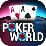 Poker World Offline Texas Holdem v1.5.5 Mod (Unlimited Chips / Infinite Tickets) Apk