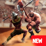 Gladiator Heroes Clash Fighting and Strategy Game v3.2.6 Mod (Click Speed ​​X2 / Anti Ban) Apk + Data