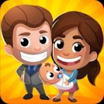 Idle Family Sim Life Manager v1.1.1 Mod (Unlimited Money + Super Cash + Hearts) Apk